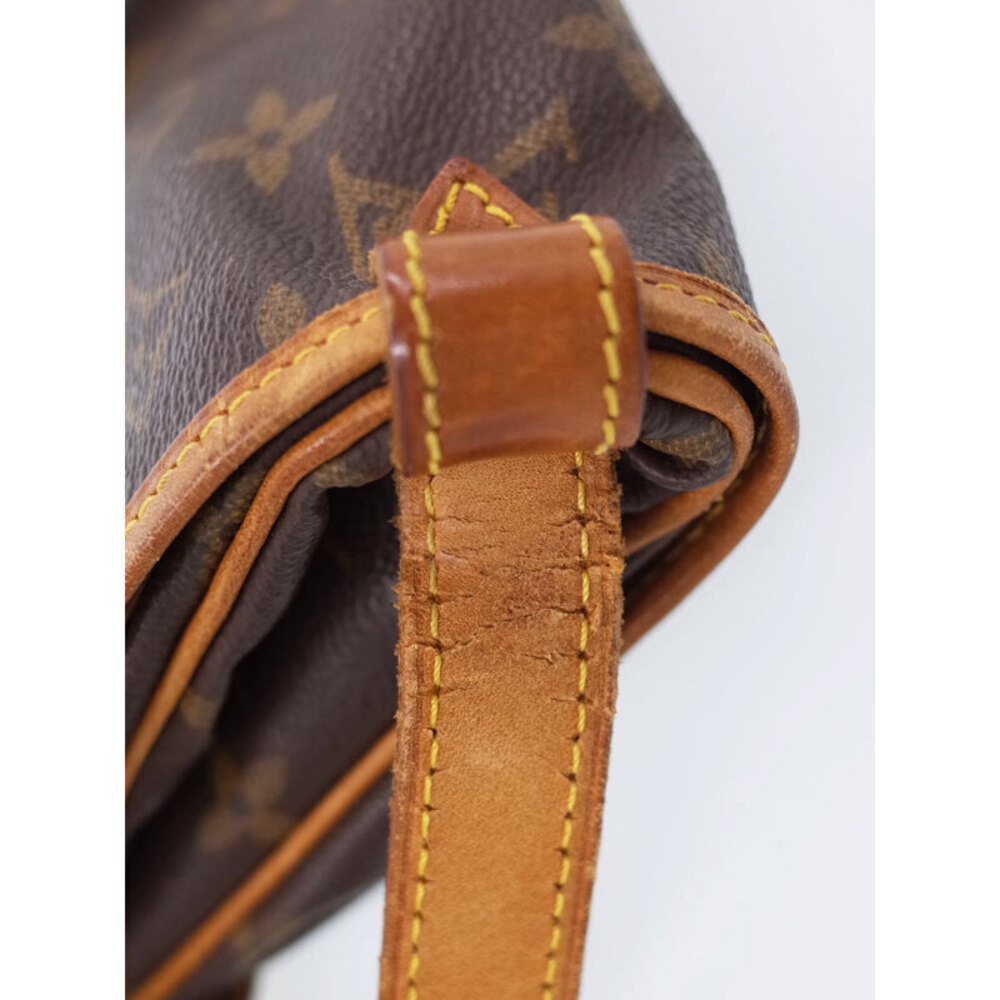 Louis Vuitton Monogram Leather Brown Saumur Shoulder Bag - Picture 6 of 8